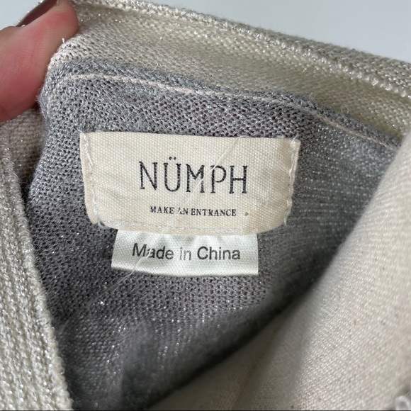Numph || Silver Short Sleeved Sweater - Picture 9 of 10